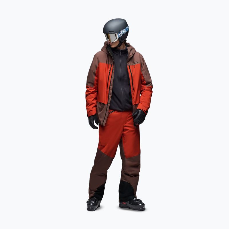 Férfi sínadrág Oakley Canopy Pro Insulated Dark Umber/Flame Red 2