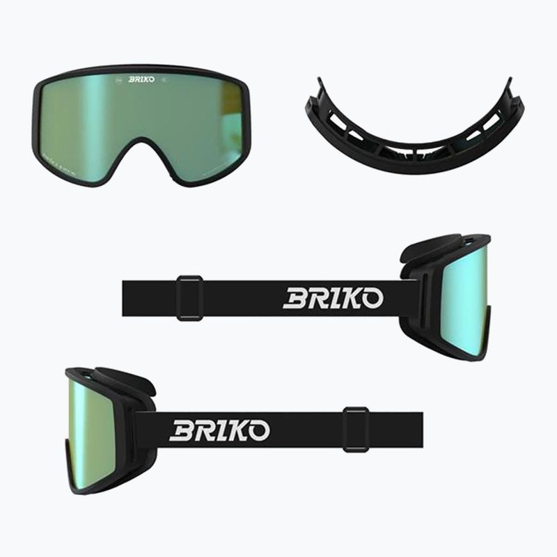 Síszemüveg Briko Pulse black/green 5