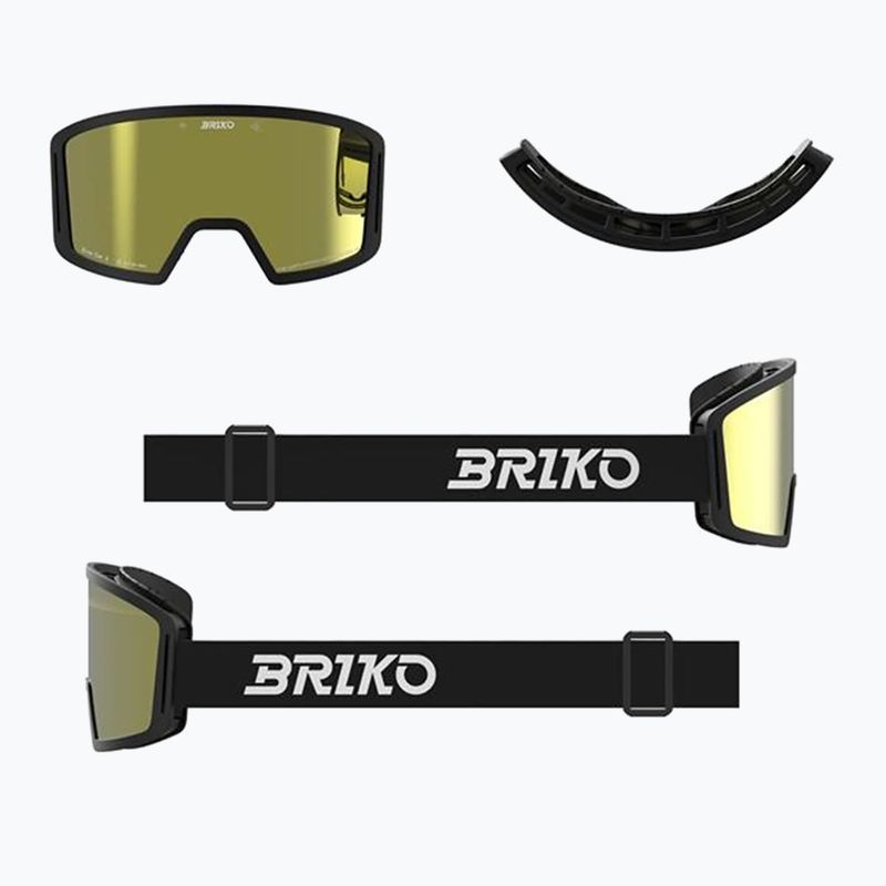Gyerek síszemüveg Briko Frostbite black/yellow 7