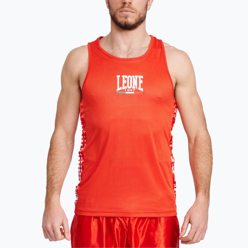 Edzőpóló LEONE 1947 Boxing piros
