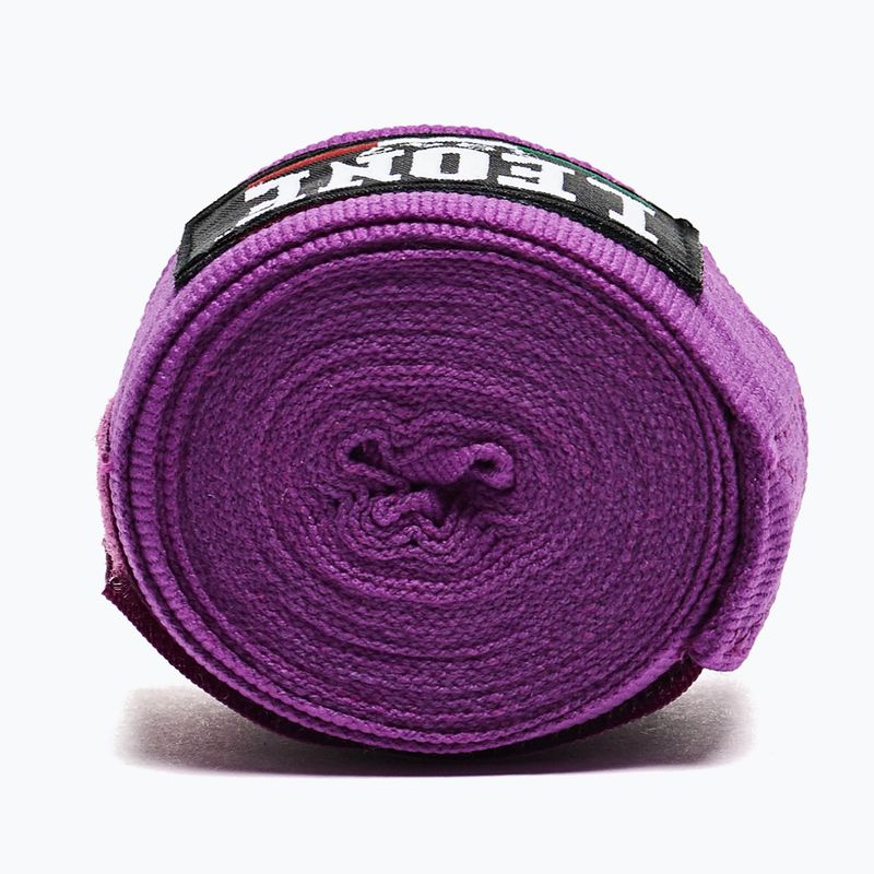 Boksz kézbandázsok Leone 1947 Hand Wraps 350 cm purple 4