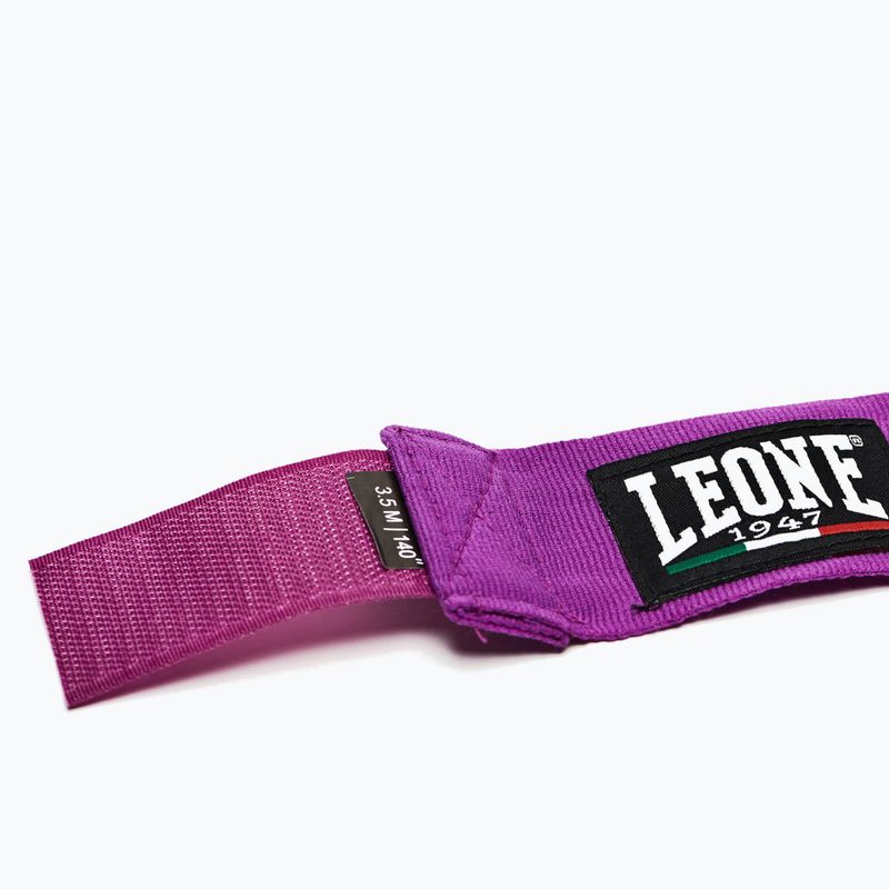 Boksz kézbandázsok Leone 1947 Hand Wraps 350 cm purple 5