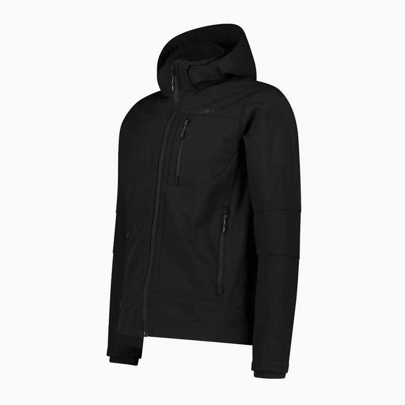 Férfi CMP Zip softshell dzseki fekete 3A01787N/U901 3