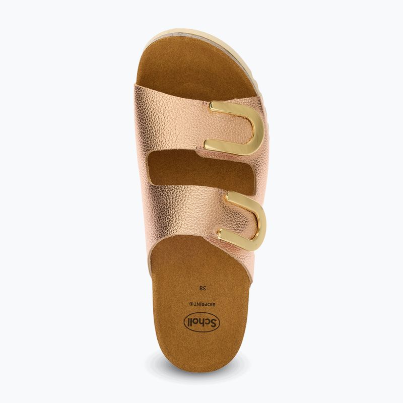 Női papucs Scholl Montery 2 Straps Ad Med rózsaszín/arany 4