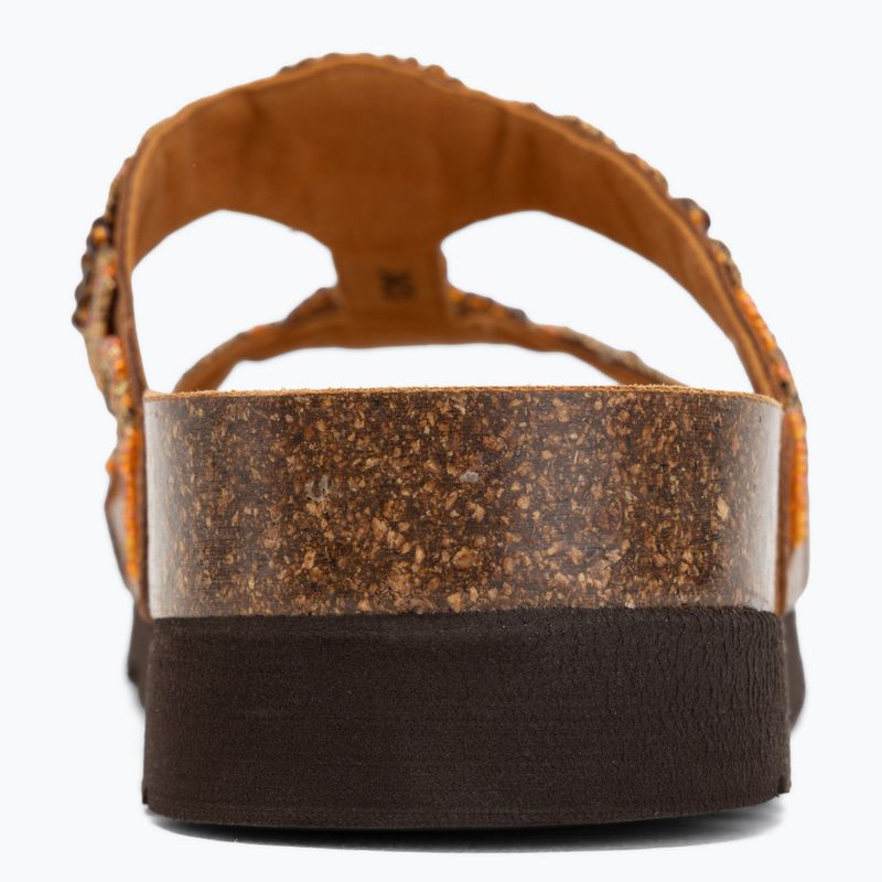 Női papucs Scholl New Bogota Wedge Med cognac/multi 6