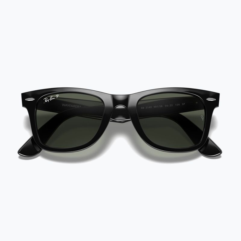 Napszemüveg Ray-Ban Wayfarer Classic black/green polarized 3