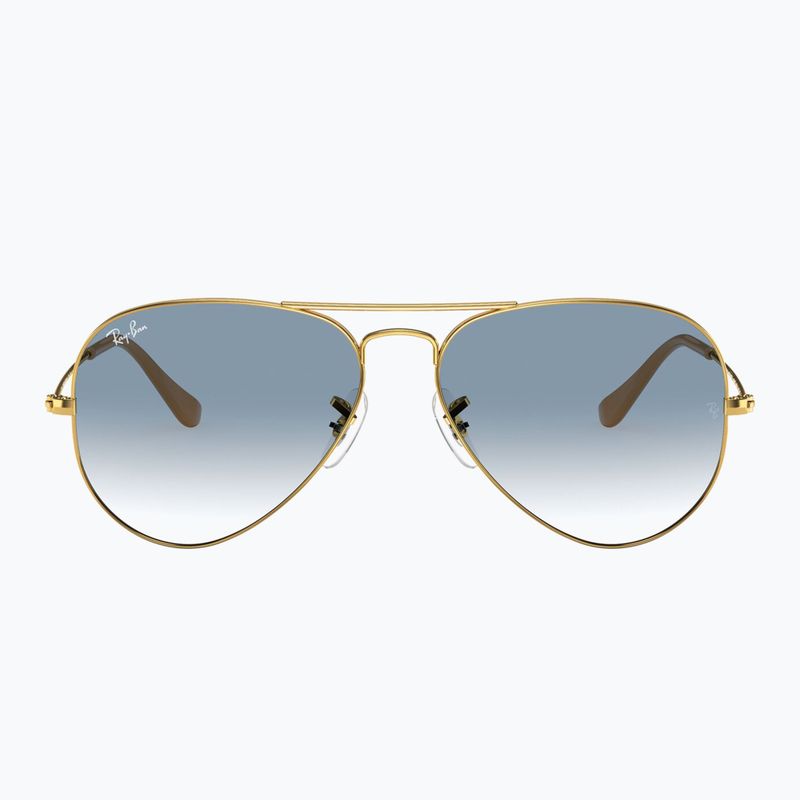 Napszemüveg Ray-Ban Aviator Classic arista gold/light blue 2