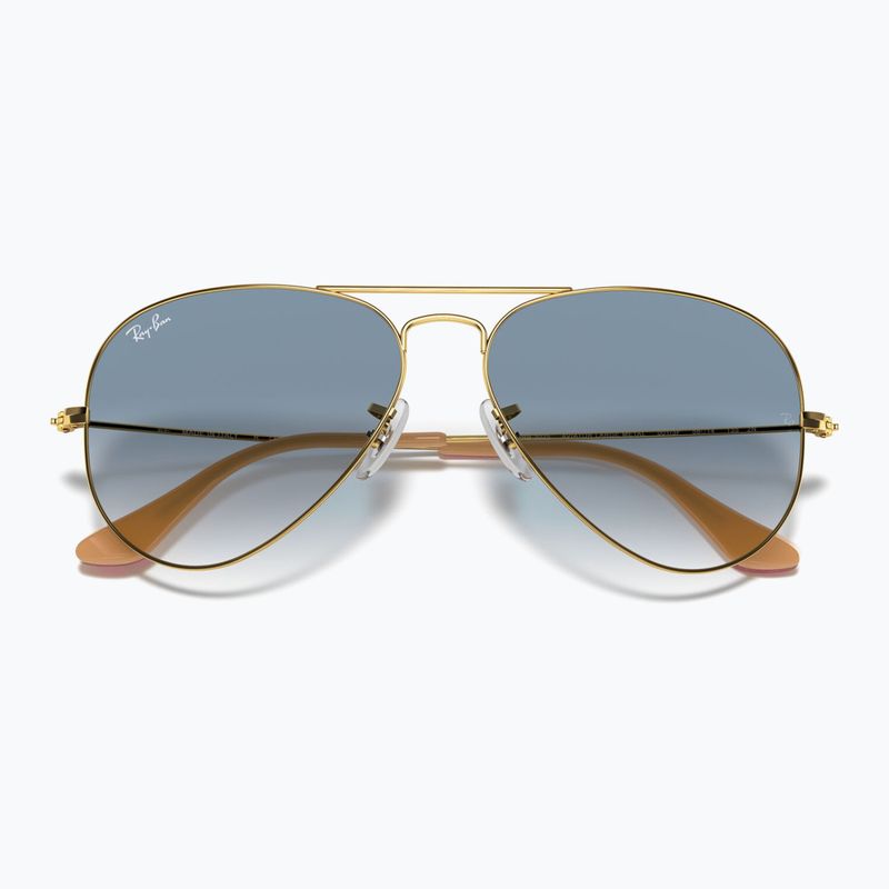 Napszemüveg Ray-Ban Aviator Classic arista gold/light blue 3