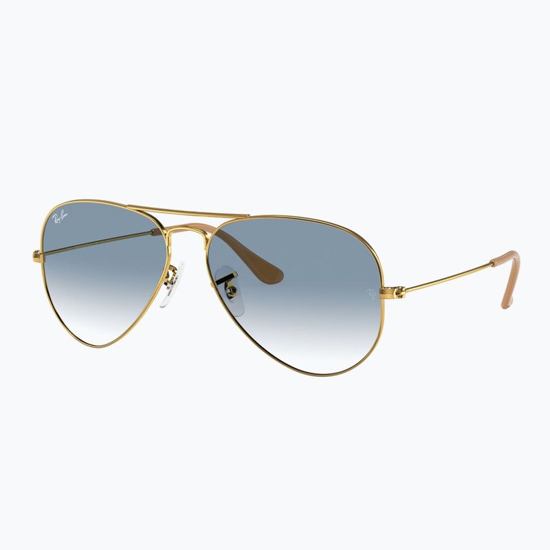 Napszemüveg Ray-Ban Aviator Classic arista gold/light blue 4