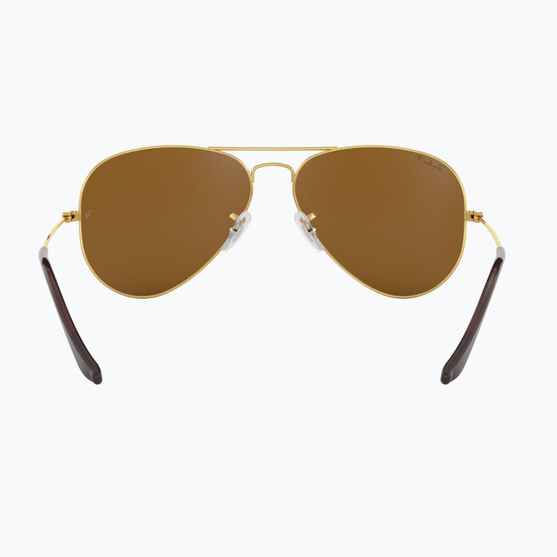 Napszemüveg Ray-Ban Aviator Classic arista arany/barna polarizált 5