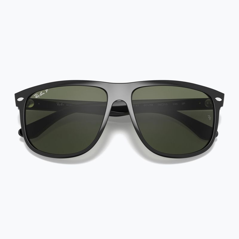 Napszemüveg Ray-Ban Boyfriend black/dark green polarized 3