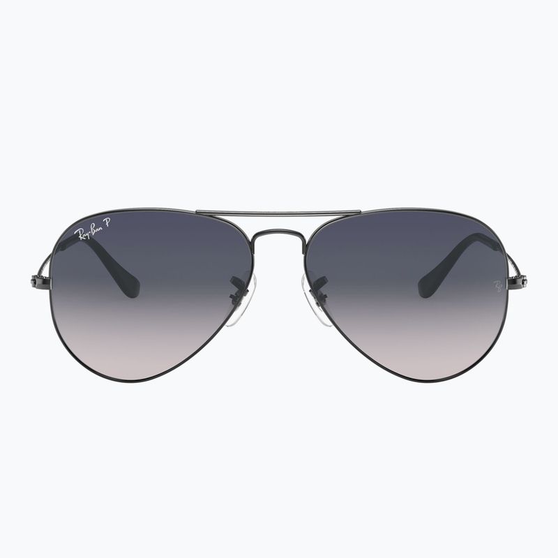 Napszemüveg Ray-Ban Aviator Classic gunmetal/blue polarized 2