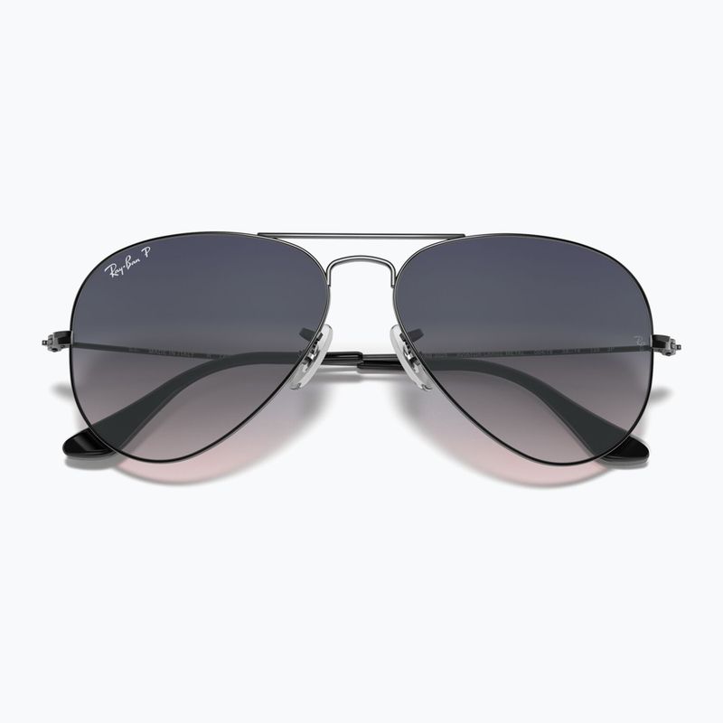Napszemüveg Ray-Ban Aviator Classic gunmetal/blue polarized 3