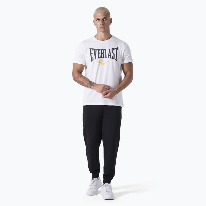 Férfi póló Everlast Iconic Logo off white 2