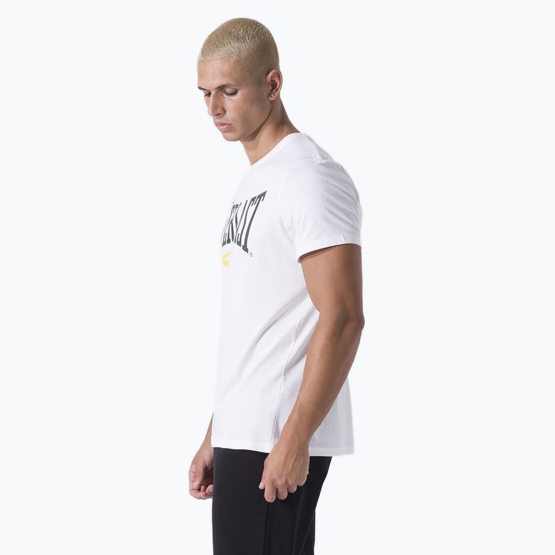 Férfi póló Everlast Iconic Logo off white 3