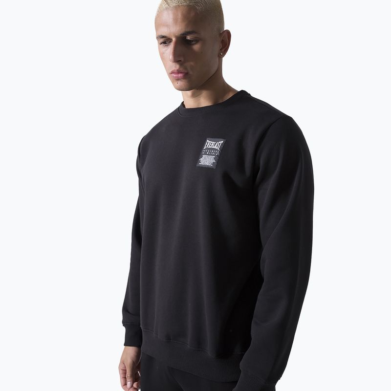 Férfi Everlast Neutrals Crewneck melegítőfelső fekete 4