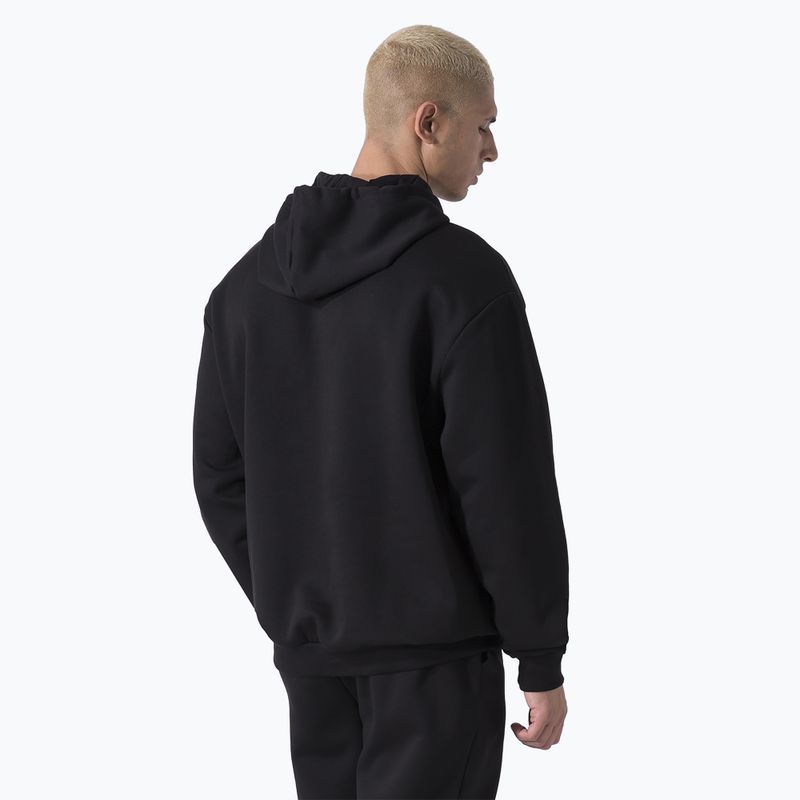 Férfi pulóver Everlast Streetwear Hoodie black/red 3