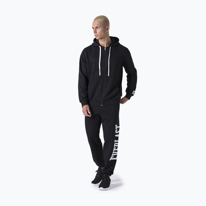 Férfi pulóver Everlast Exclusive Full Zip black 2