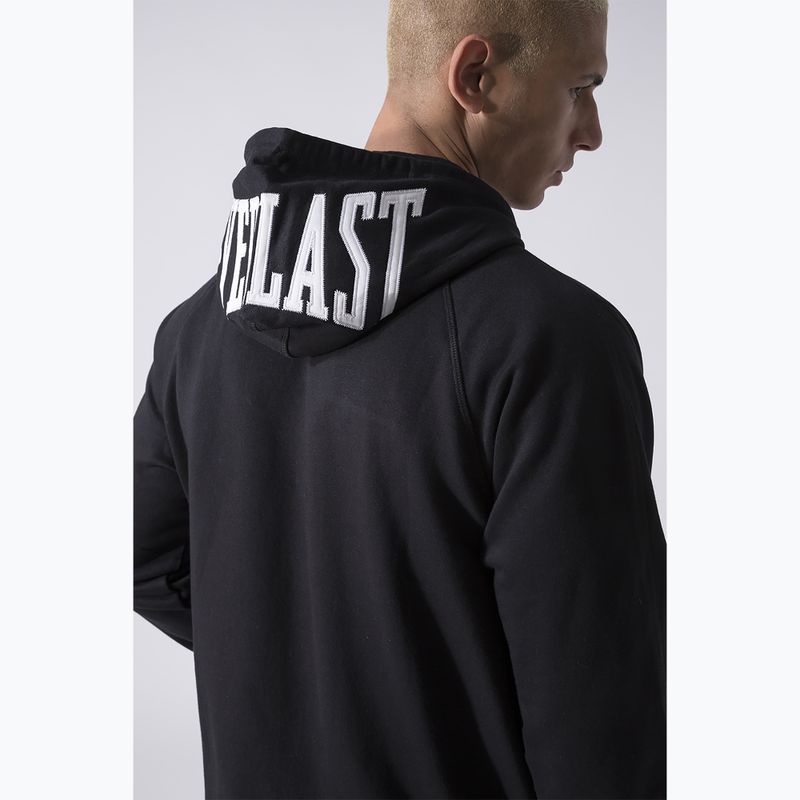 Férfi pulóver Everlast Exclusive Full Zip black 4