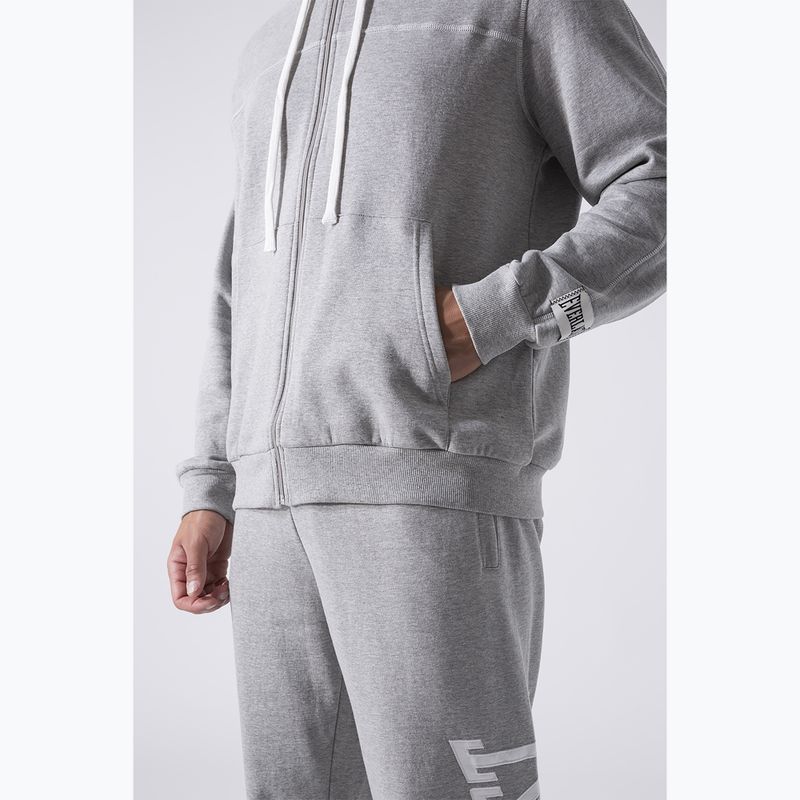 Férfi pulóver Everlast Exclusive Full Zip grey/melange 5