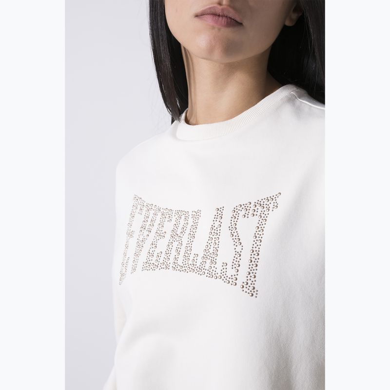 Női Everlast Leisure Crewneck pulóver poros fehér 4