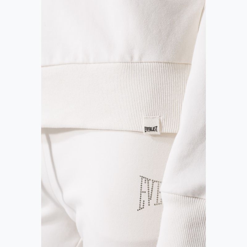 Női pulóver Everlast Leisure Crewneck dusty white 5