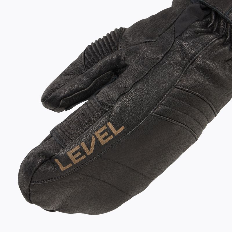 Férfi síkesztyű Level Rexford Mitt black 4