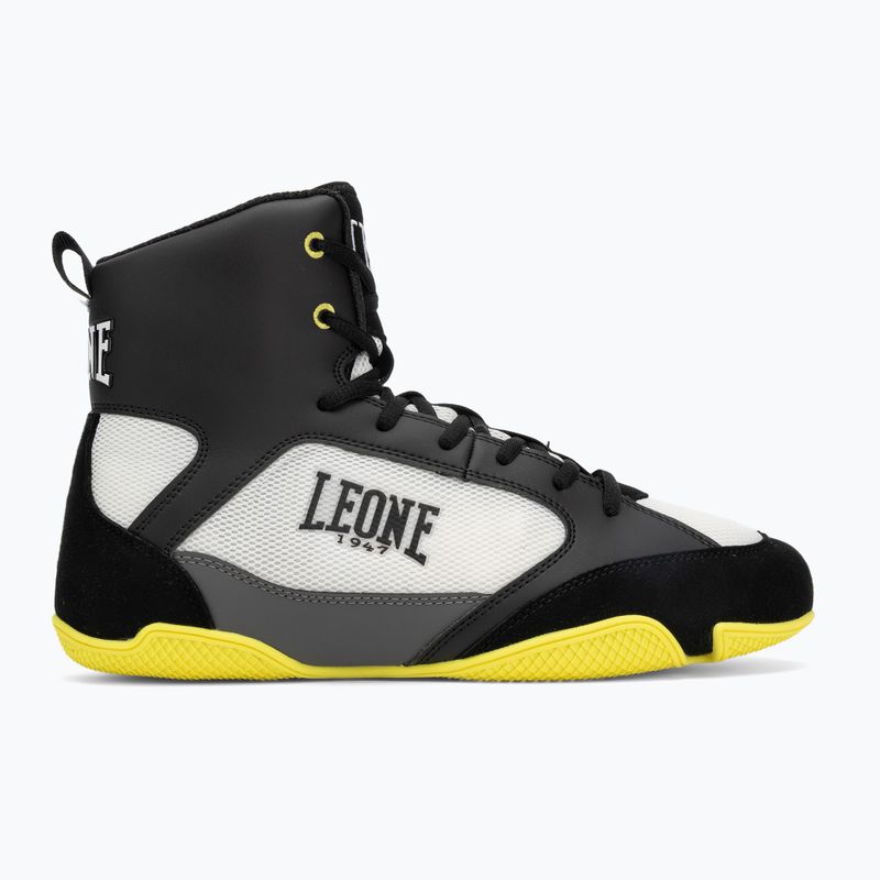 Bokszcipők LEONE 1947 Premium Boxing black/lime/black/lime 2