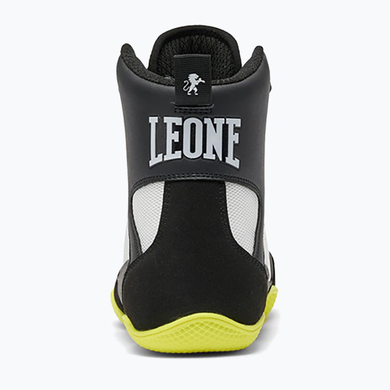 Bokszcipők LEONE 1947 Premium Boxing black/lime/black/lime 4