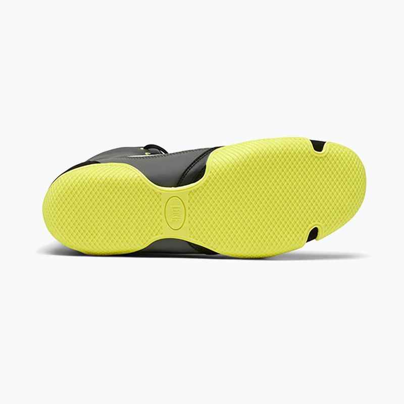 Bokszcipők LEONE 1947 Premium Boxing black/lime/black/lime 5