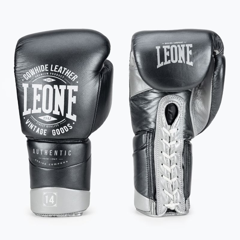 LEONE 1947 Authentic 2 szürke bokszkesztyűk szürke pala