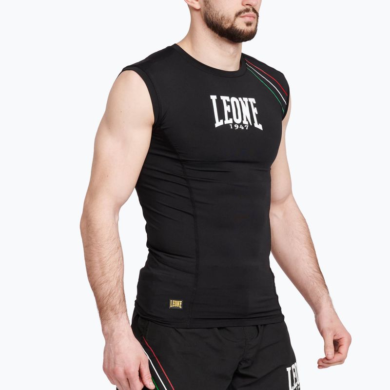 Edzés tank top LEONE 1947 Flag fekete 2