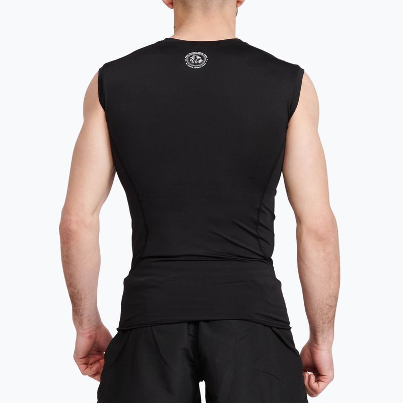 Edzés tank top LEONE 1947 Flag fekete 3