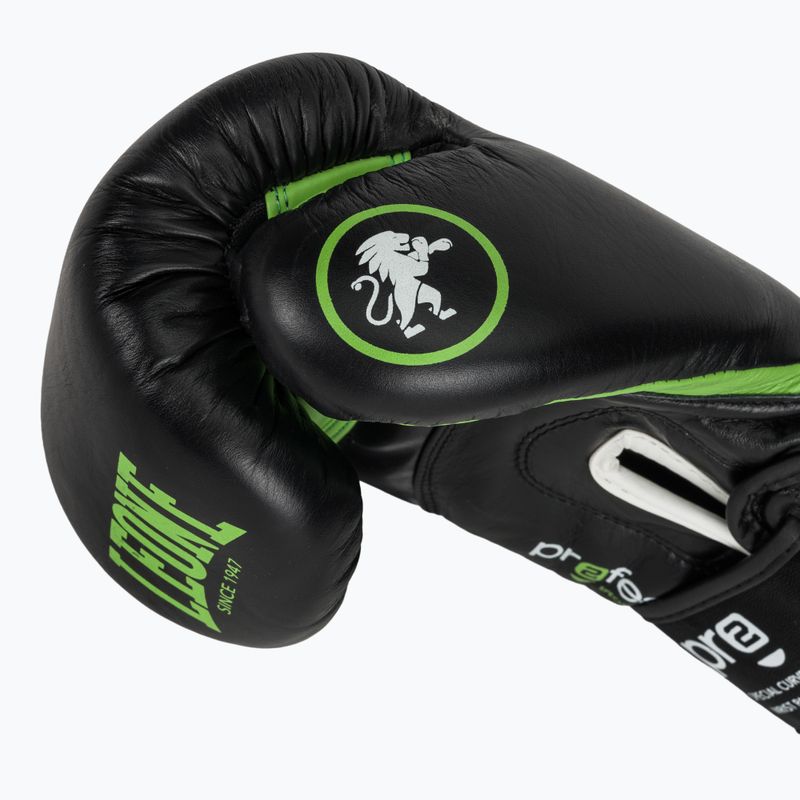 Boxkesztyű LEONE 1947 Il Tecnico N3 black/green 8