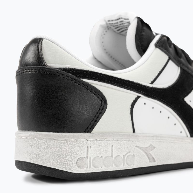 Diadora Magic Basket Low Icona Leather fekete/fehér cipő 11