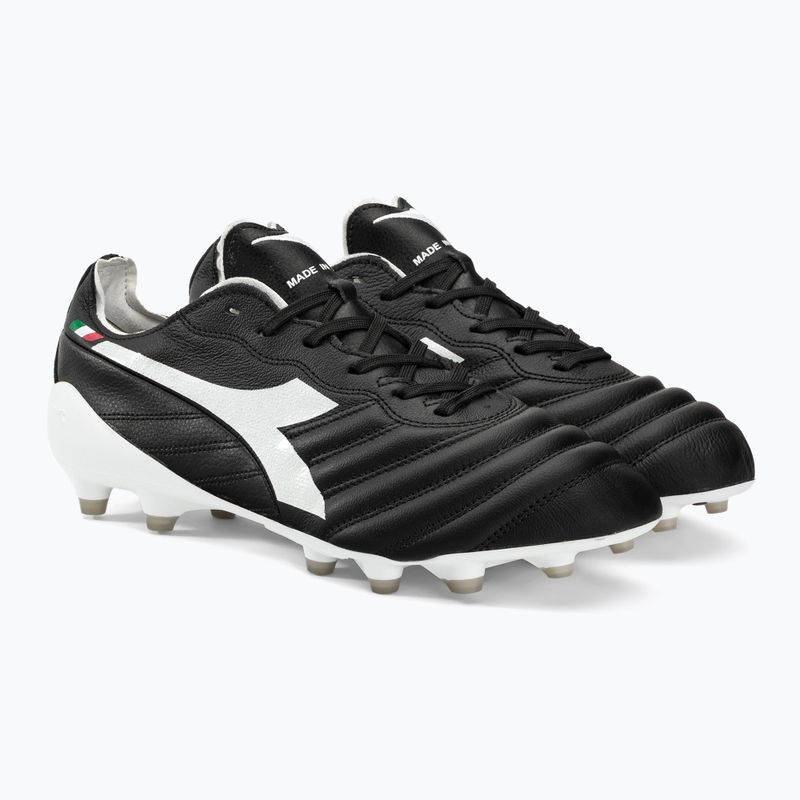 Férfi Diadora Brasil Elite2 Tech ITA LPX labdarúgó cipő fekete-fehér DD-101.178799-C0641-40.5 4