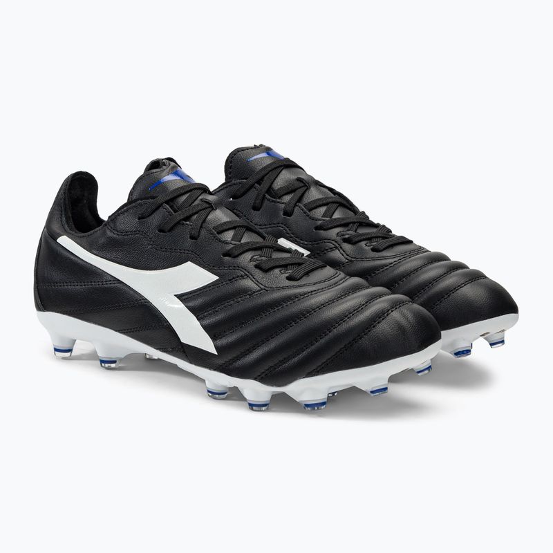 Férfi Diadora Brasil Elite 2 LT LP12 labdarúgó cipő fekete-fehér DD-101.179061-D0214-40 4