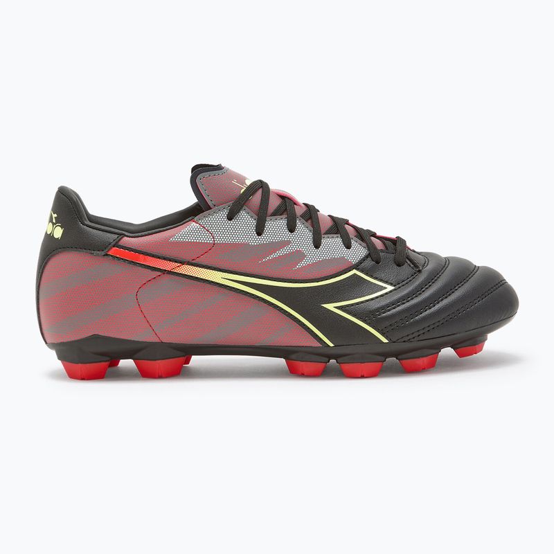 Férfi Diadora Brasil Elite Veloce R LPU futballcipő fekete és piros DD-101.179181-D0136-39 10