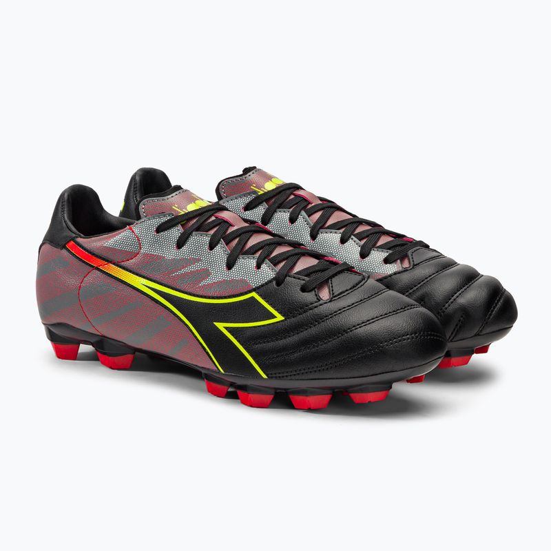 Férfi Diadora Brasil Elite Veloce R LPU futballcipő fekete és piros DD-101.179181-D0136-39 4