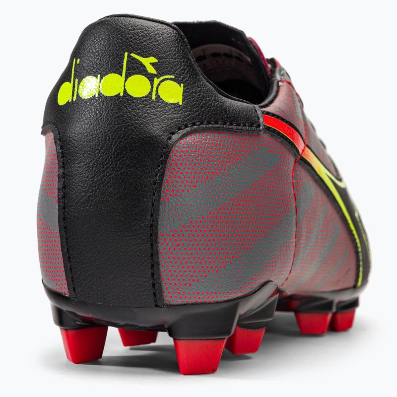 Férfi Diadora Brasil Elite Veloce R LPU futballcipő fekete és piros DD-101.179181-D0136-39 9
