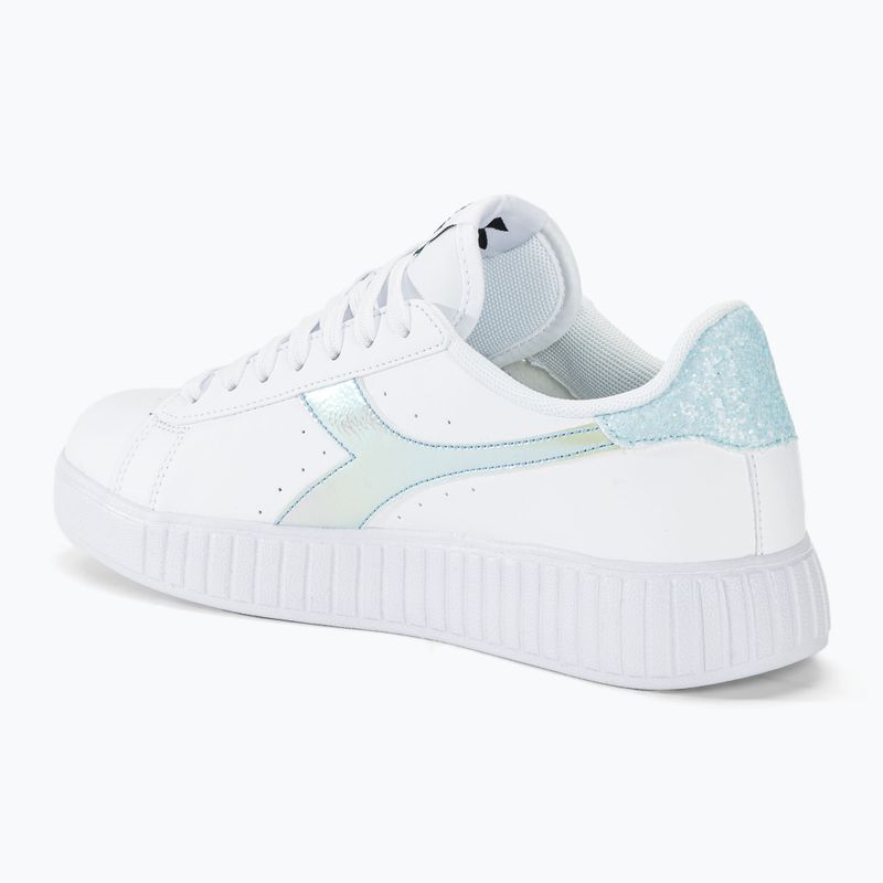 női cipő Diadora Step P Shimmer bianco/azzurro aria 4