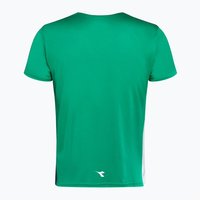 Férfi tenisz póló Diadora SS TS zöld DD-102.179124-70134 2