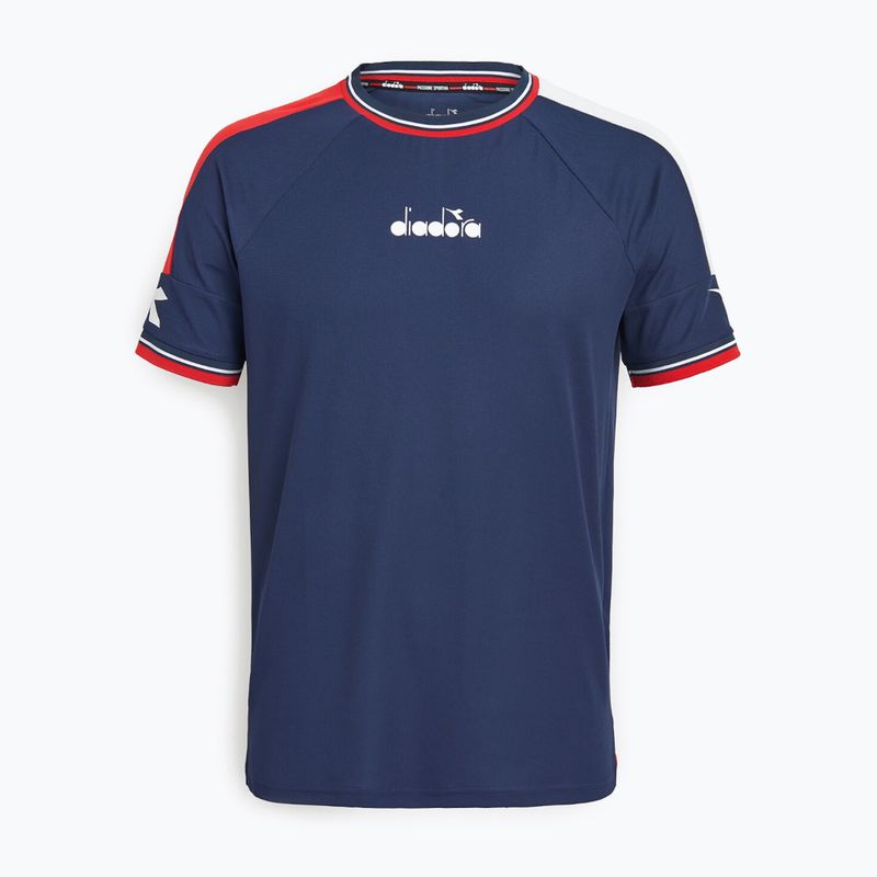 Férfi teniszpóló Diadora Icon SS TS kék DD-102.179126-60063 5