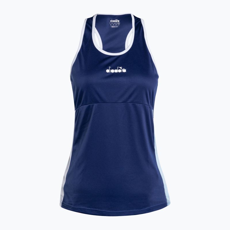 Női teniszpóló Diadora Core Tank kék DD-102.179174-60013