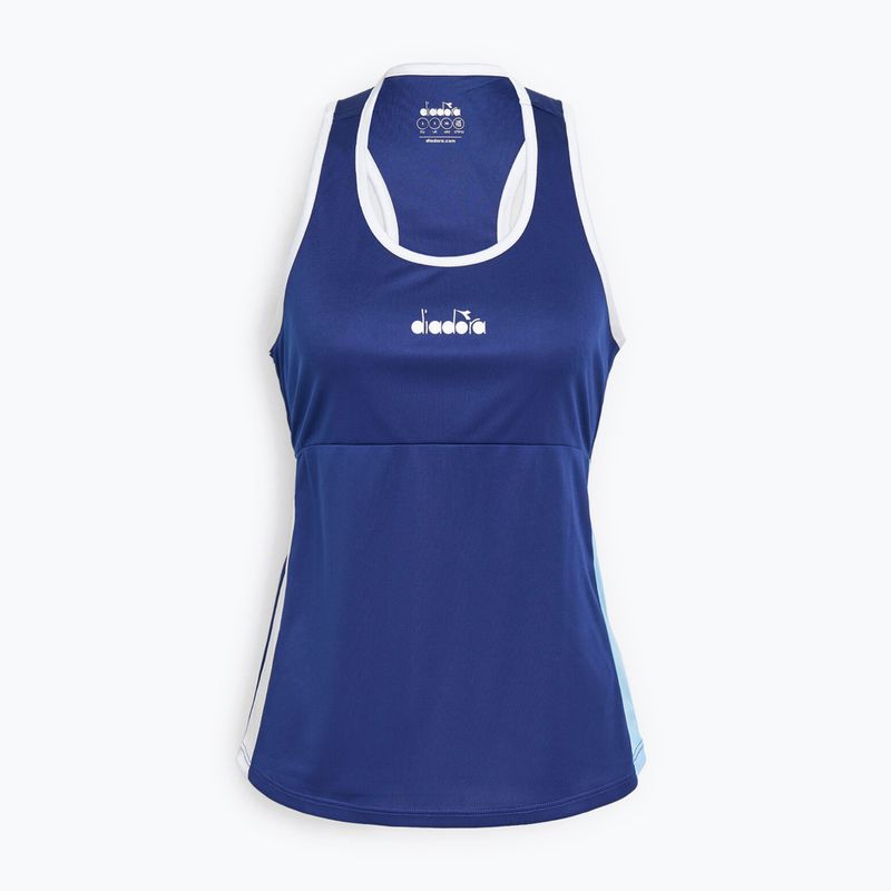 Női teniszpóló Diadora Core Tank kék DD-102.179174-60013 4