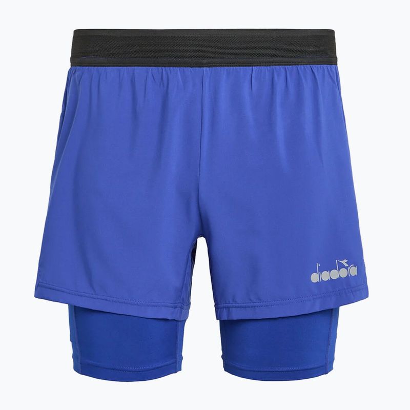 Férfi Diadora Double Layer Bermuda Be One futónadrág kék DD-102.179162-60050 6