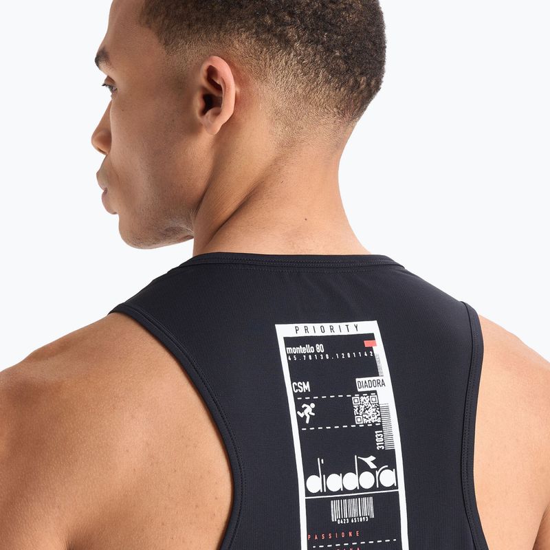 Férfi Diadora Super Light Tank Be One futótrikó fekete DD-102.179161-80013 5
