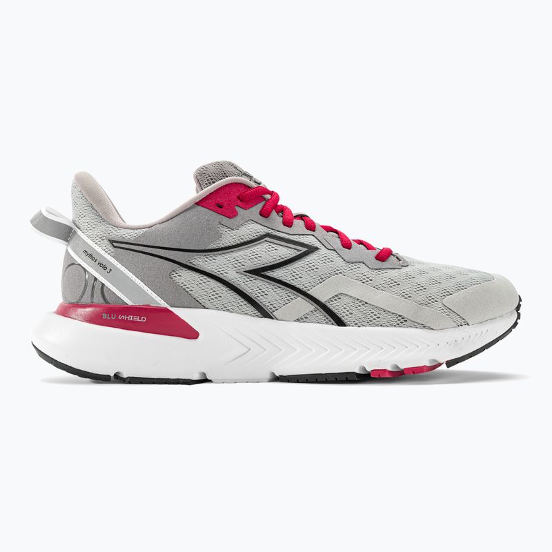 Férfi futócipő Diadora Mythos Blushield Volo 3 ezüst dd/fekete/alloy 2