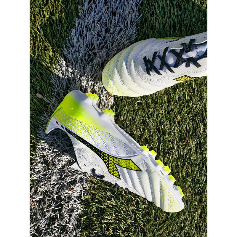 Férfi Diadora Brasil Elite Tech Tech GR ITA LPX futballcipő fehér/fekete/fluo sárga 18
