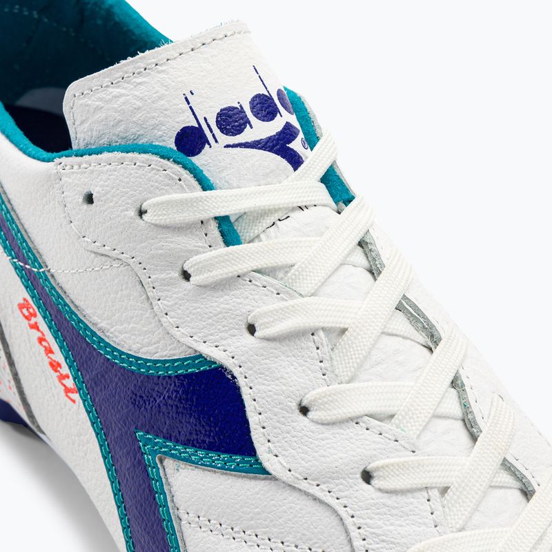 Férfi futballcipő Diadora Brasil Italy OG GR GR LT+ MDPU fehér/navy 8